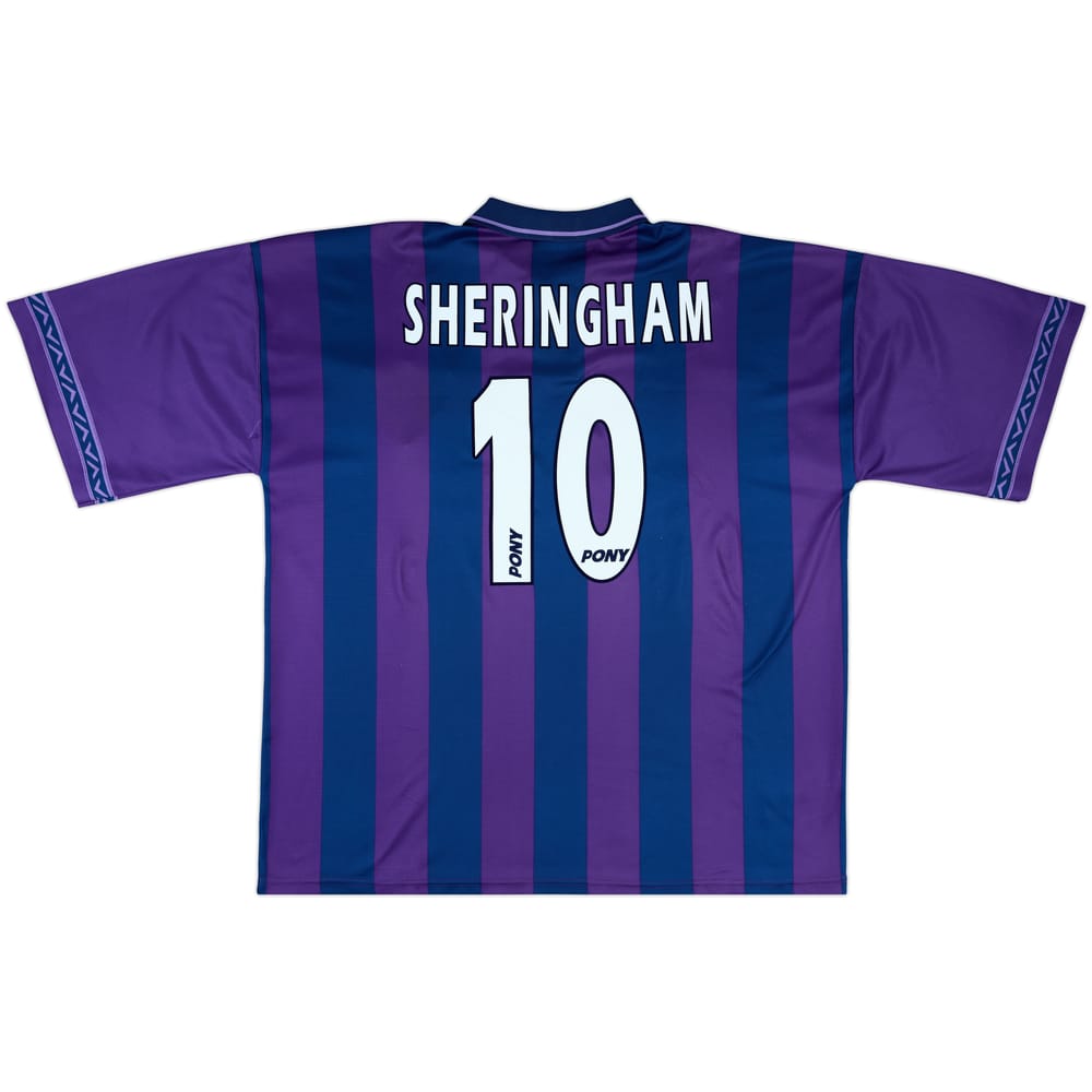 1995-97 Tottenham Away Shirt Sheringham #10 - 8/10 - (XXL)