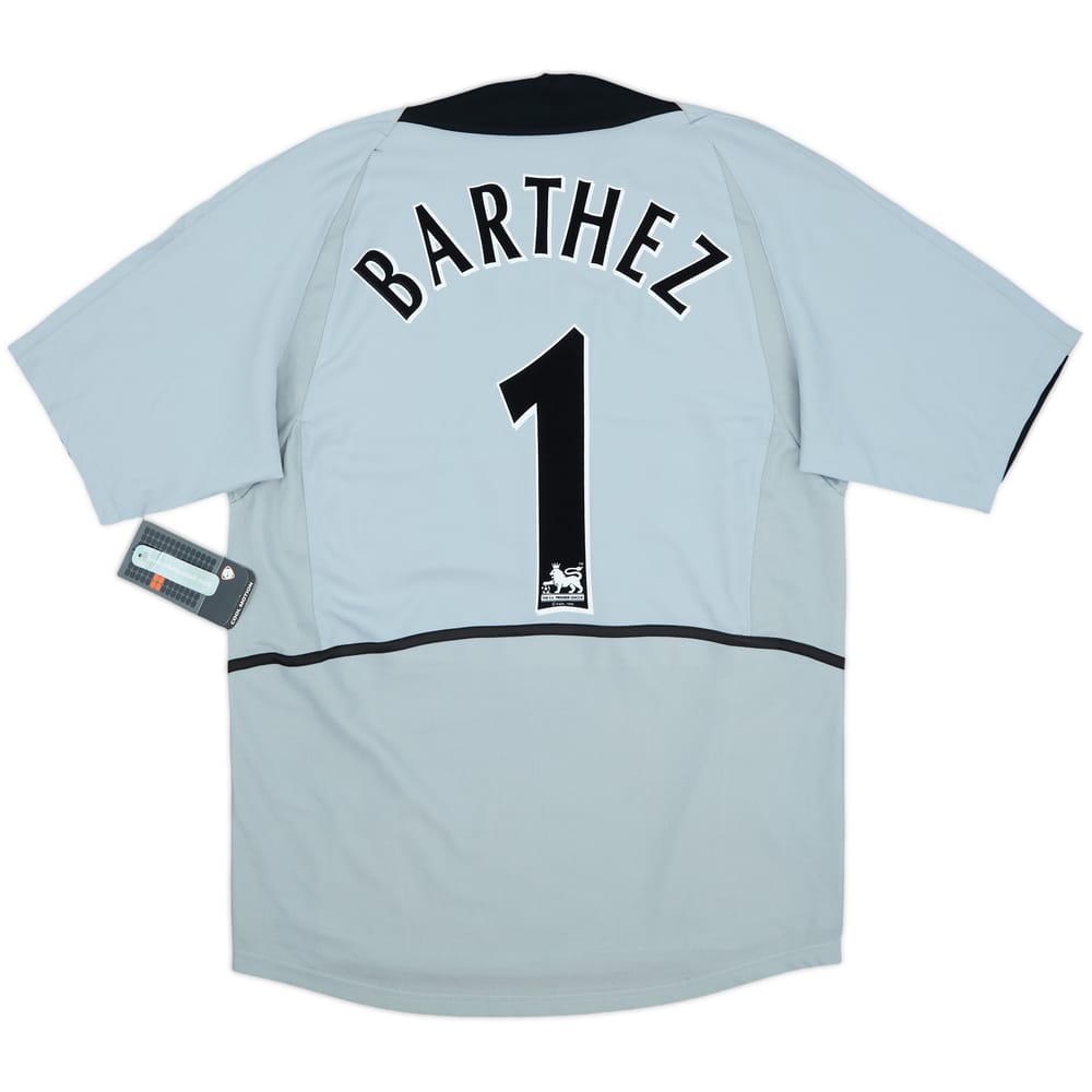 2002-04 Manchester United GK S/S Shirt Barthez #1 (M)