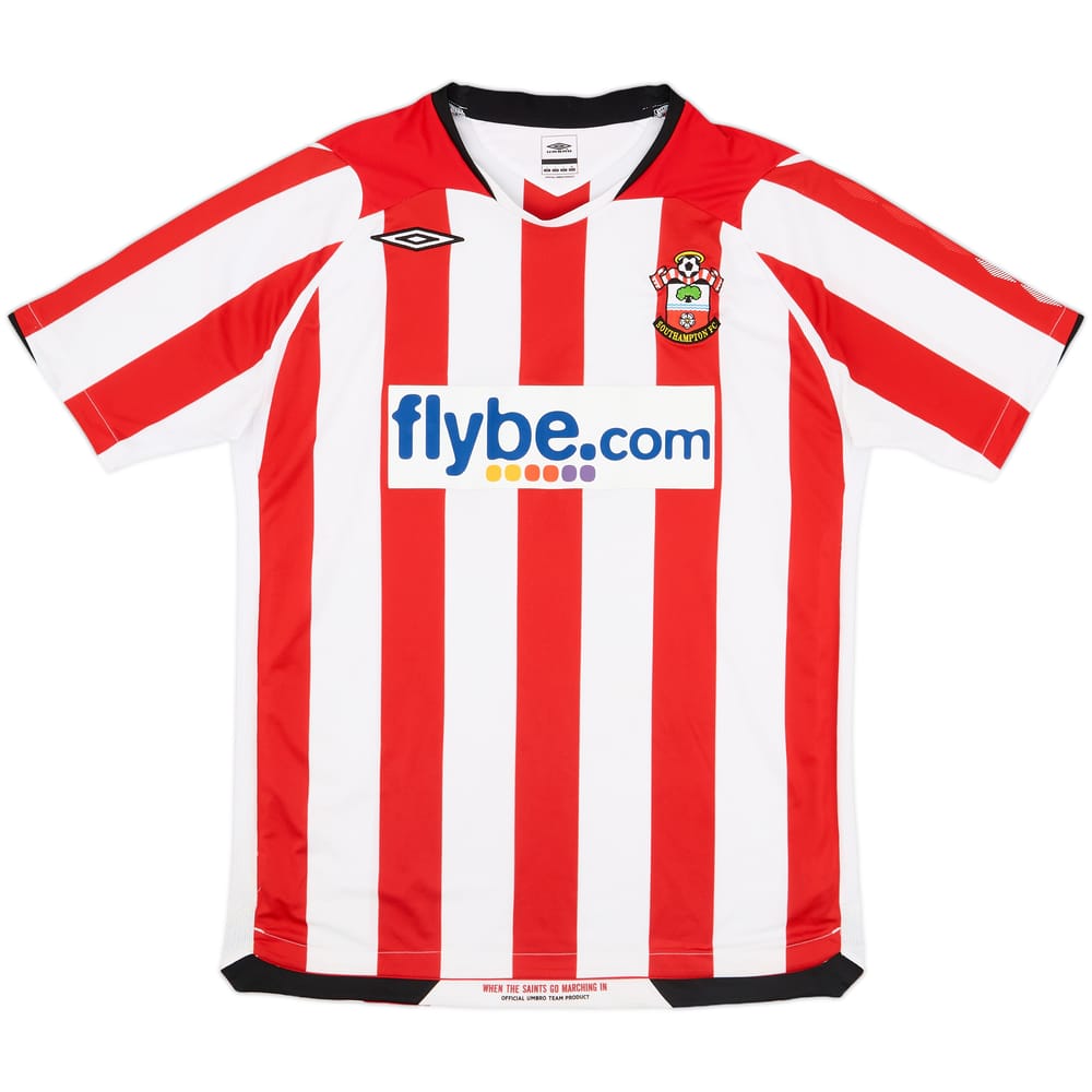 2008-10 Southampton Home Shirt - 8/10 - (L)