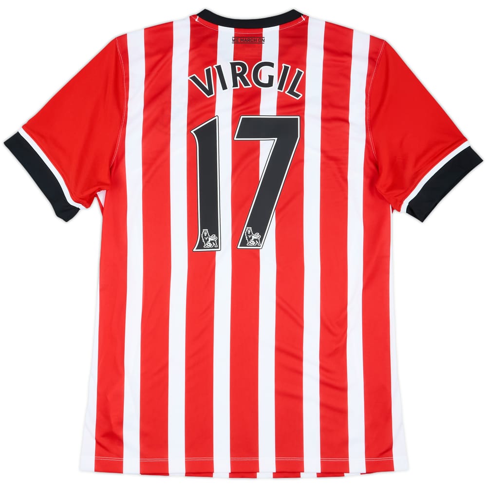 2016-17 Southampton Home Shirt Virgil #17 - 8/10 - (L)