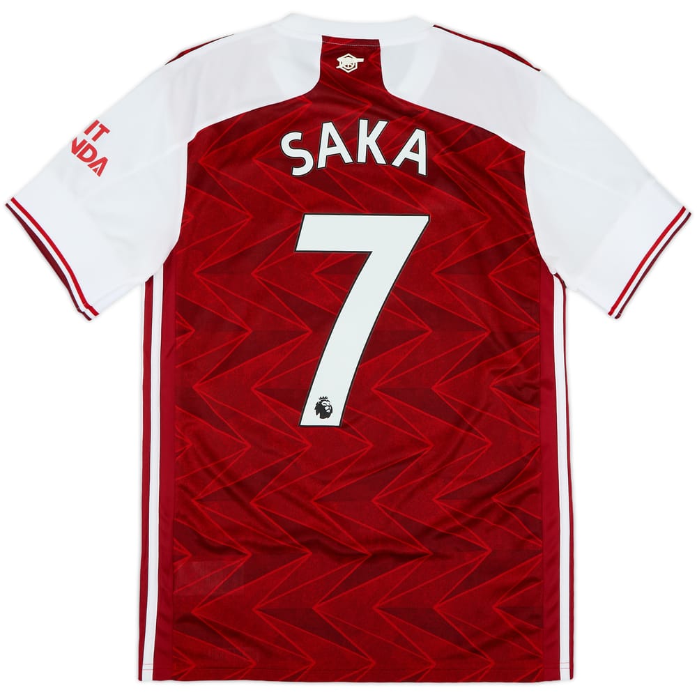 2020-21 Arsenal Home Shirt Saka #7 - 10/10 - (S)