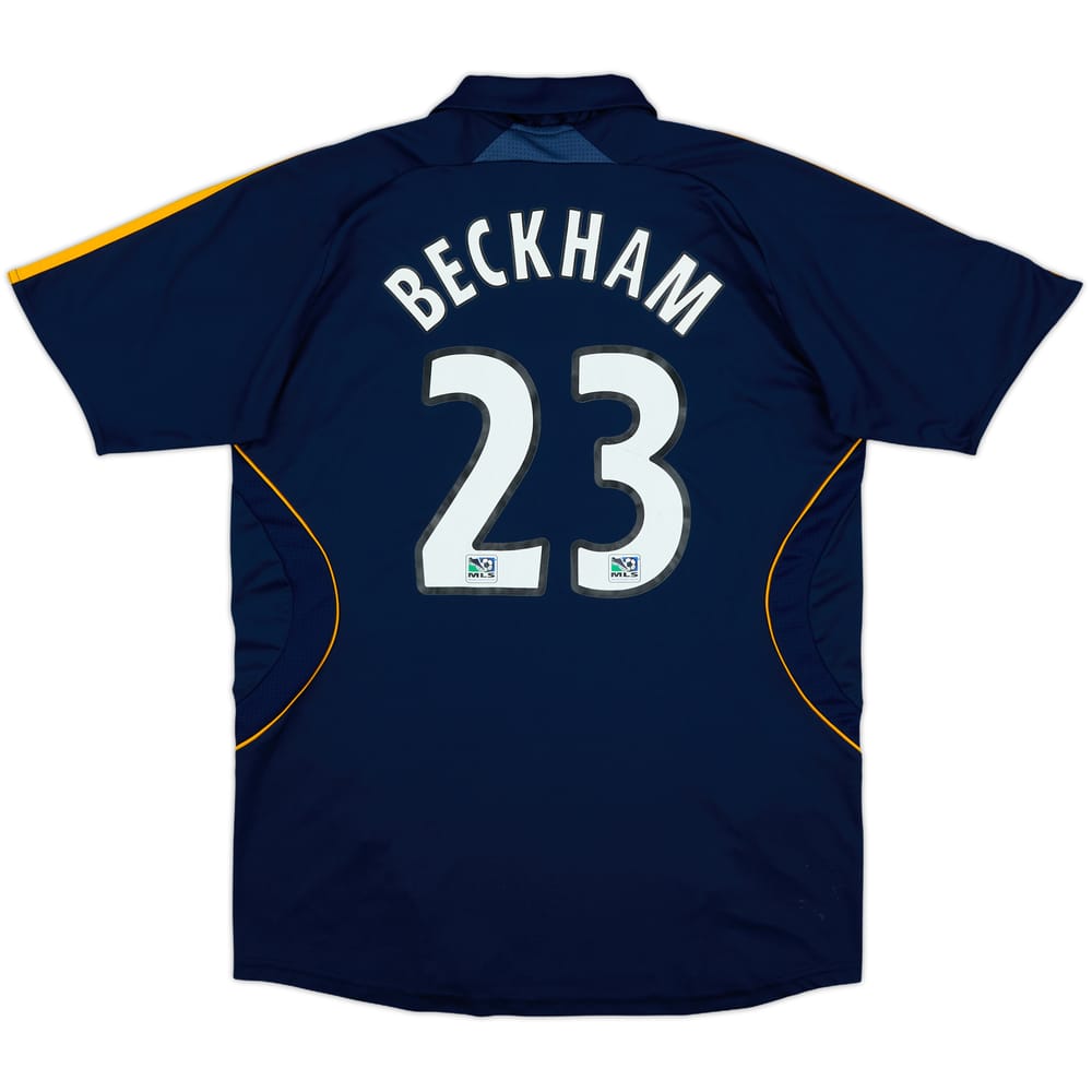 2008-09 LA Galaxy Away Shirt Beckham #23 - 6/10 - (XL.Boys)