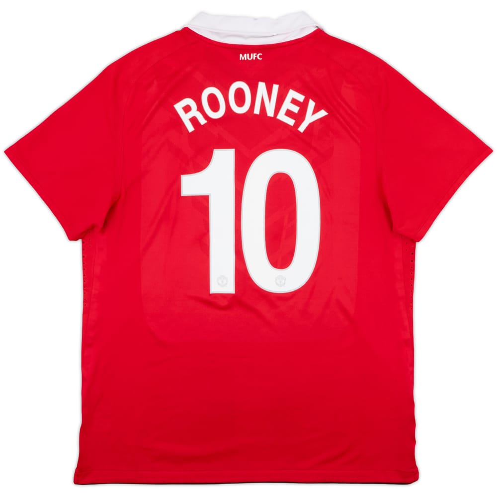 2010-11 Manchester United Player Issue Home Shirt Rooney #10 - 8/10 - (XXL)