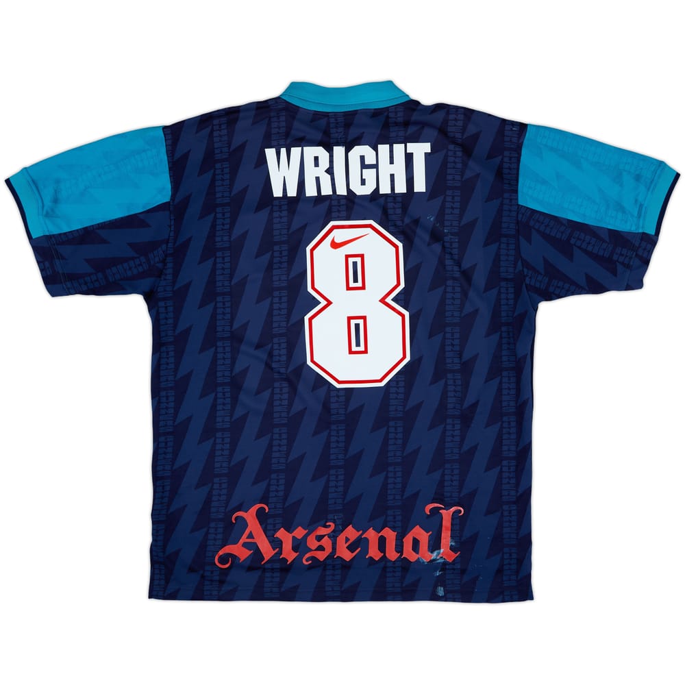 1994-95 Arsenal Away Shirt Wright #8 - 5/10 - (XL)