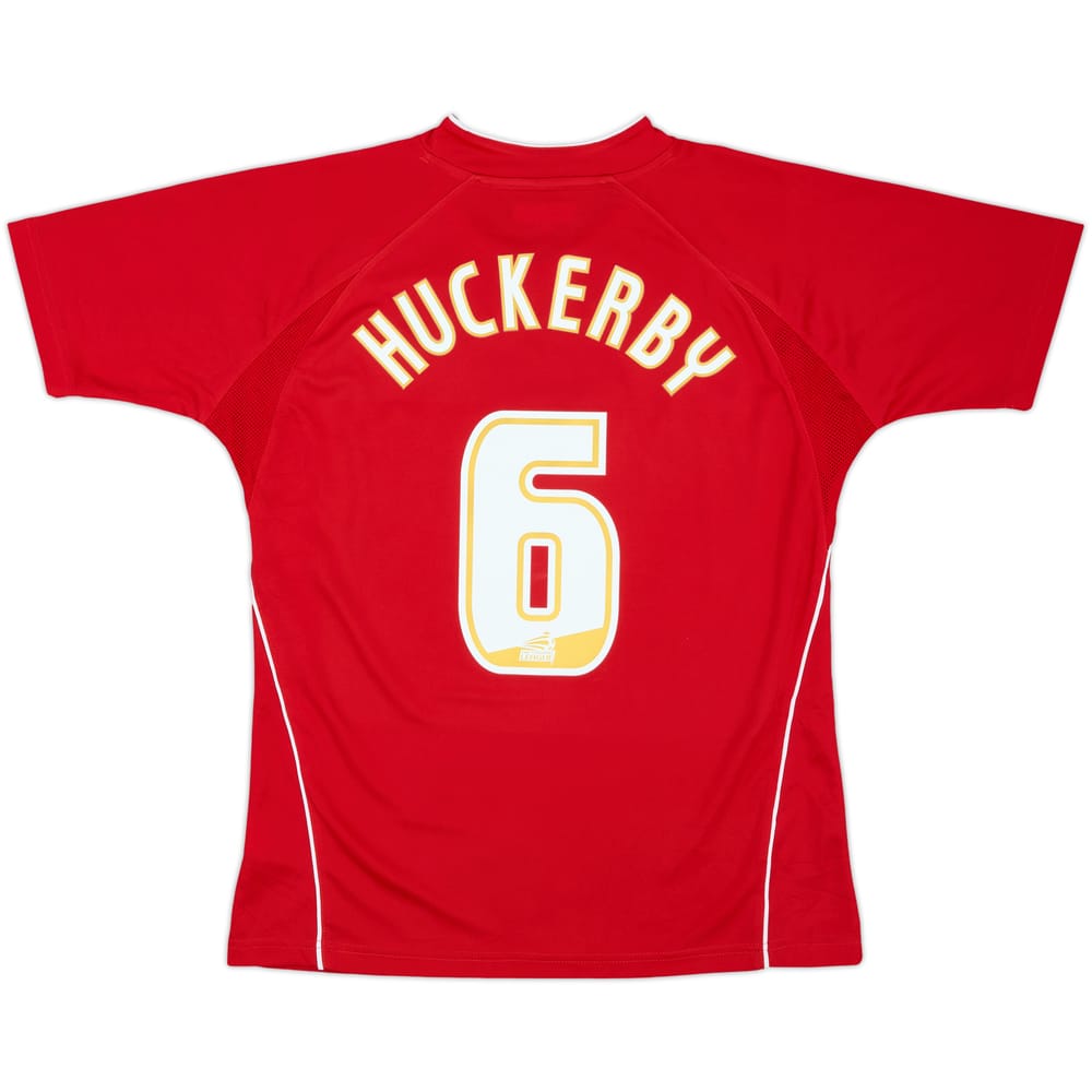 Camiseta de visitante del Norwich 2007-08 Huckerby #6 - 8/10 - (M)