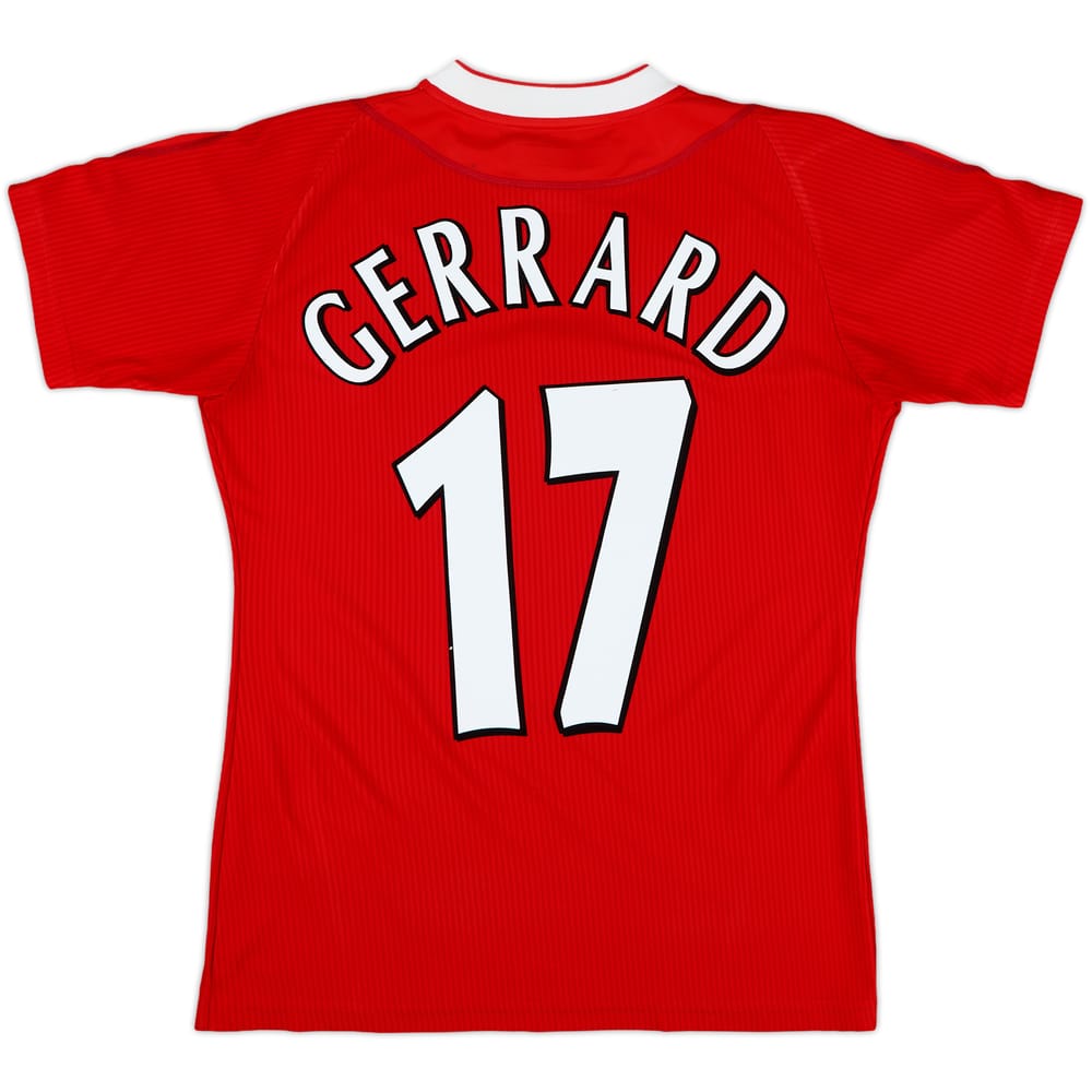 2002-04 Liverpool Home Shirt Gerrard #8 - 8/10 - (Women's S)