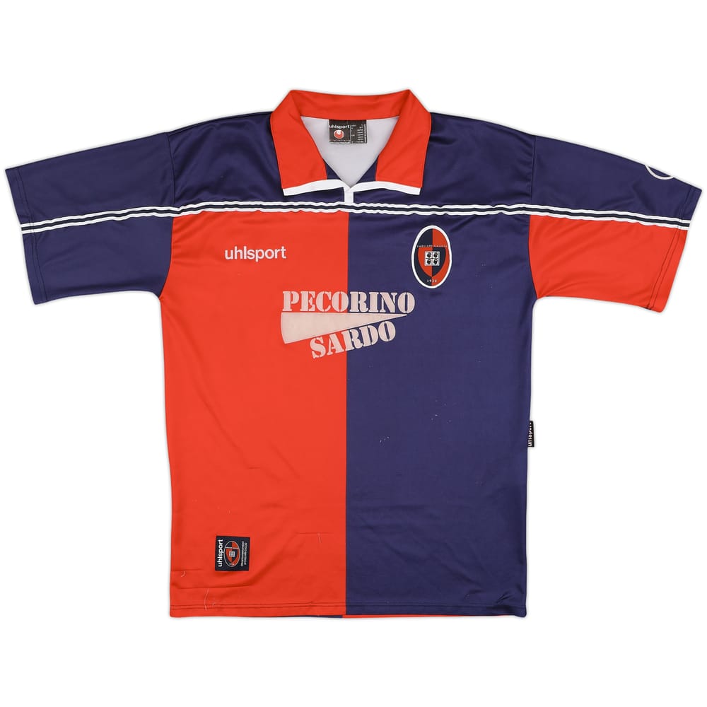 2000-01 Cagliari Home Shirt - 8/10 - (L)