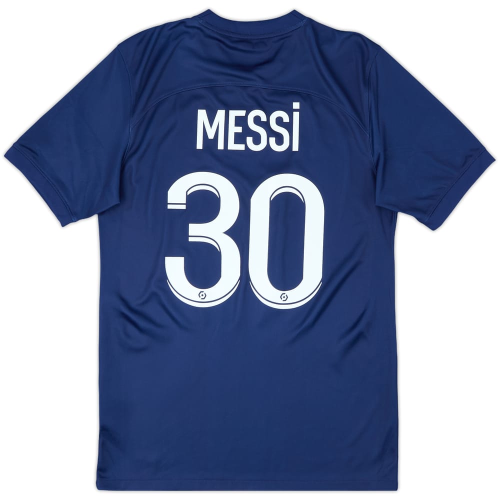 2022-23 Paris Saint-Germain Home Shirt Messi #30 - 8/10 - (S)