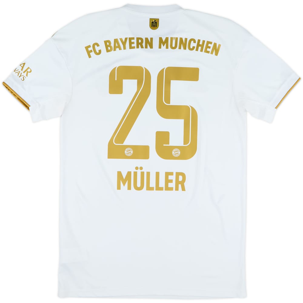 2022-23 Bayern Munich Away Shirt Muller #25 - 9/10 - (S)