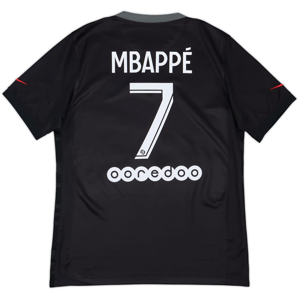 2021-22 Paris Saint-Germain Third Shirt Mbappe #7 - 8/10 - (S)