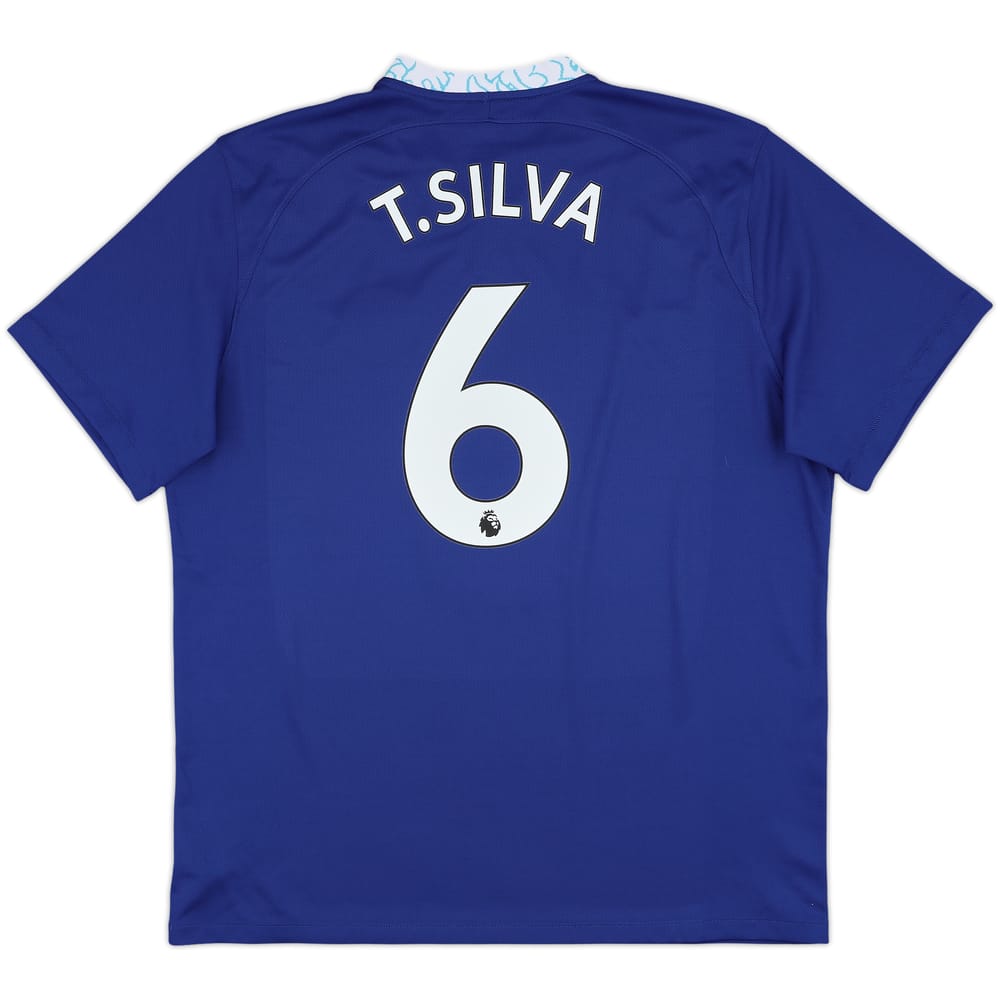 2022-23 Chelsea Home Shirt T.Silva #6 - 9/10 - (XL)