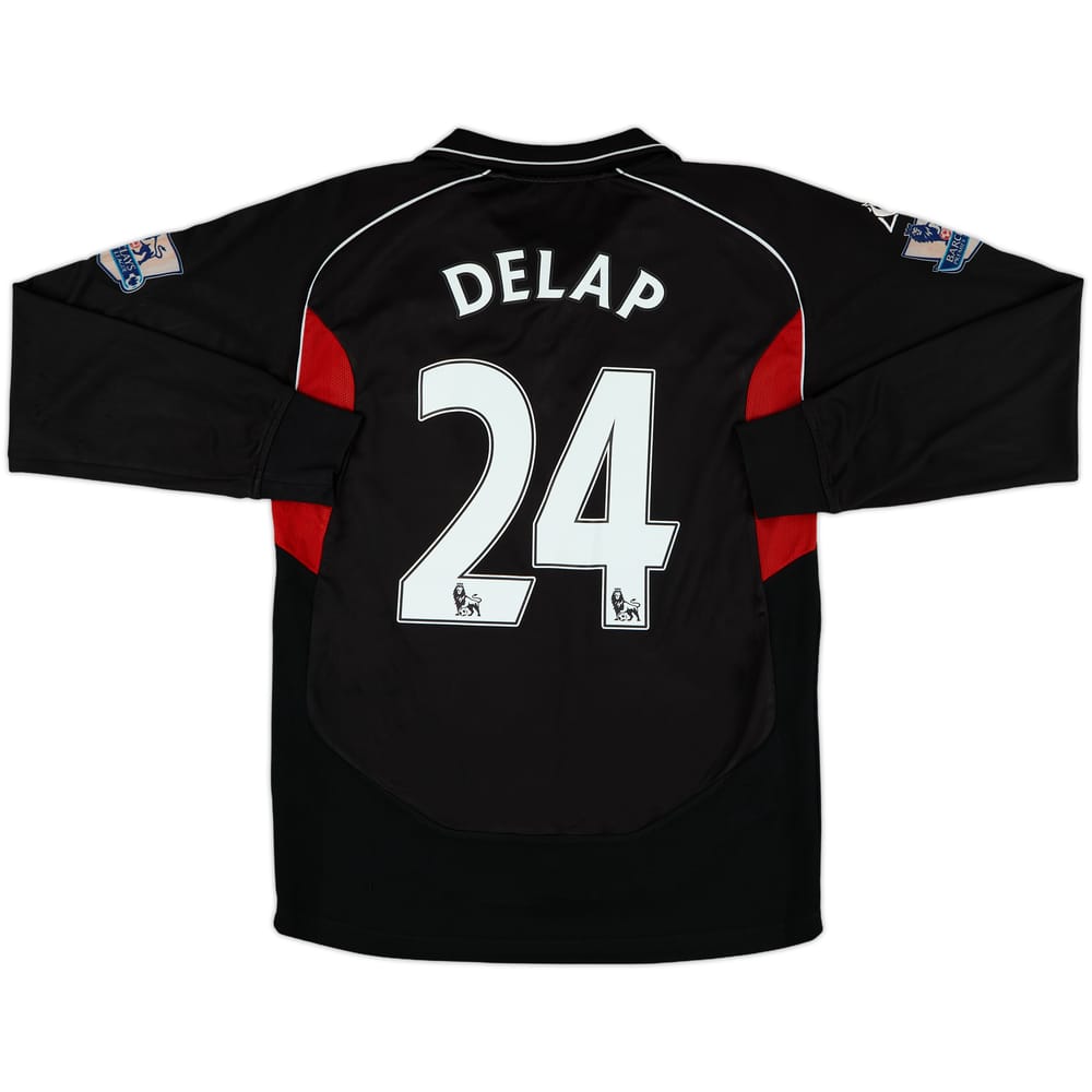 2009-10 Stoke City Away L/S Shirt Delap #24 - 6/10 - (M)