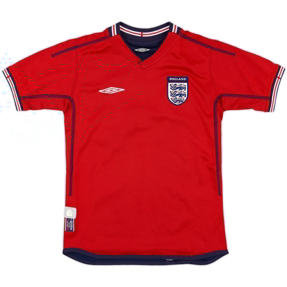 2002-04 England Away Shirt - 9/10 - (M.Boys)