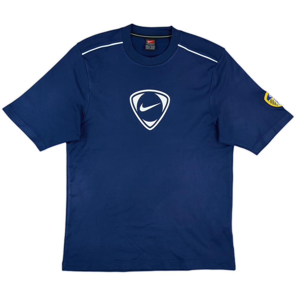 2000-01 Leeds Nike Training Shirt - 8/10 - (L)
