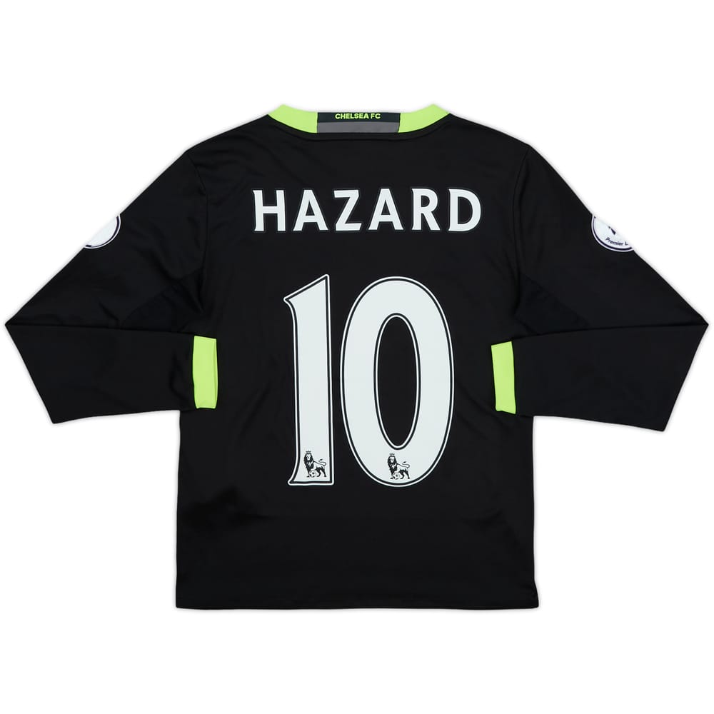 2016-17 Chelsea Away L/S Shirt Hazard #10 - 7/10 - (S.Boys)
