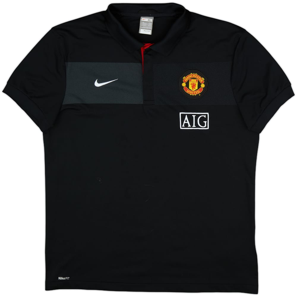2009-10 Manchester United Nike Polo Shirt - 7/10 - (XL)