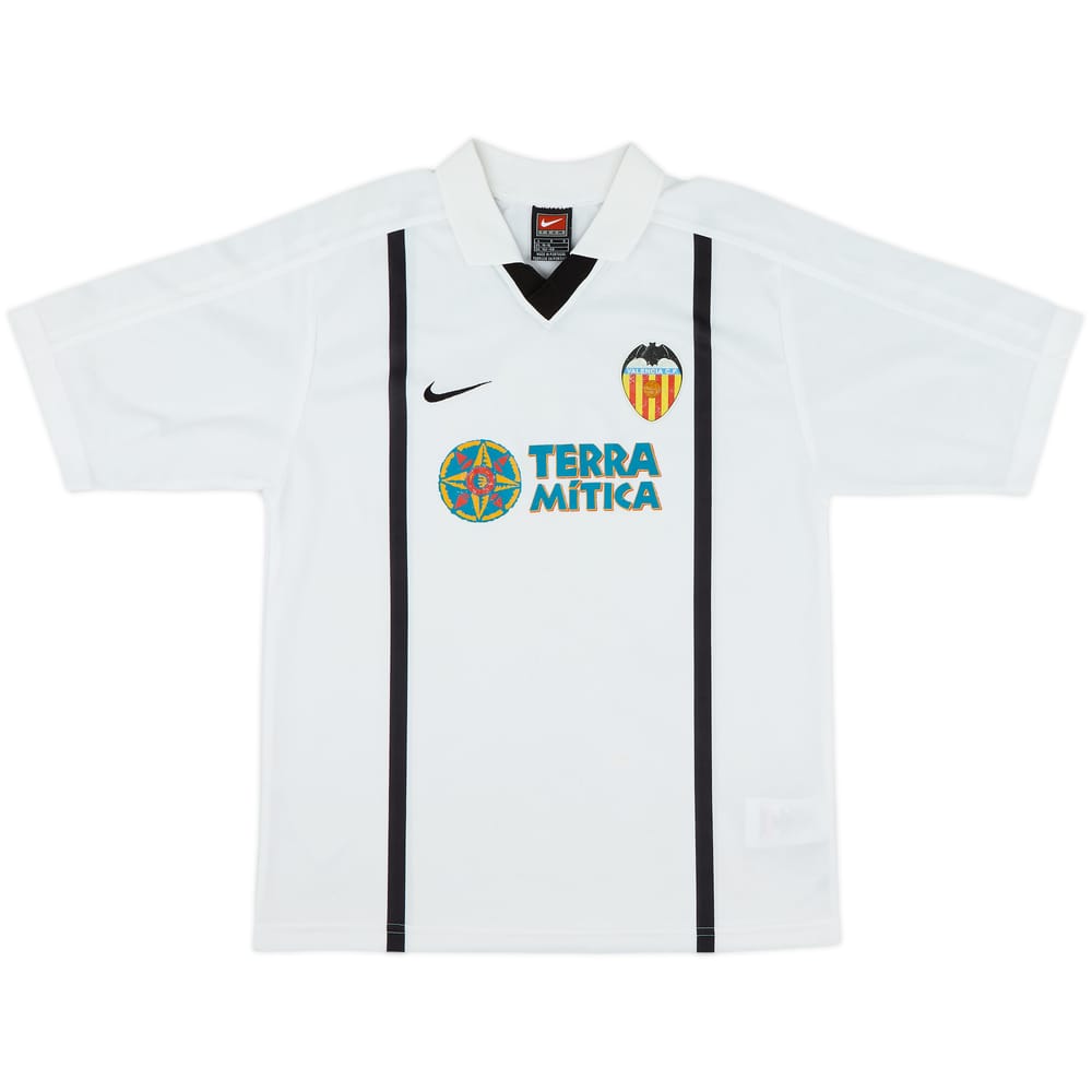 2000-01 Valencia Home Shirt - 6/10 - (L.Boys)
