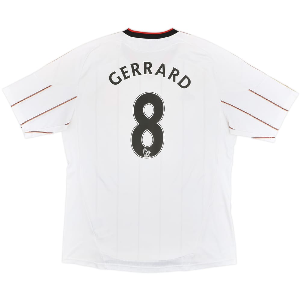 2010-11 Liverpool Away Shirt Gerrard #8 - 5/10 - (XL)