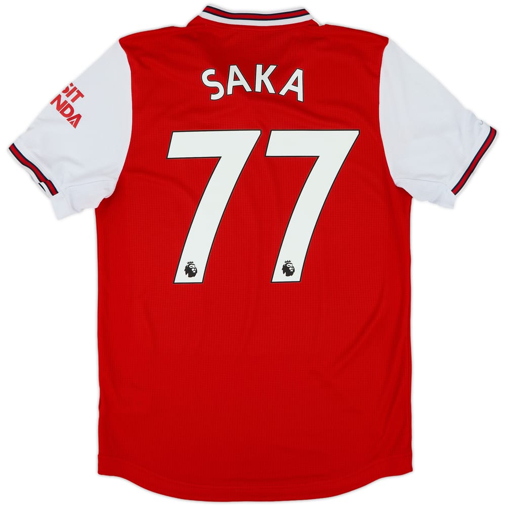 2019-20 Arsenal Authentic Home Shirt Saka #77 - 5/10 - (M)