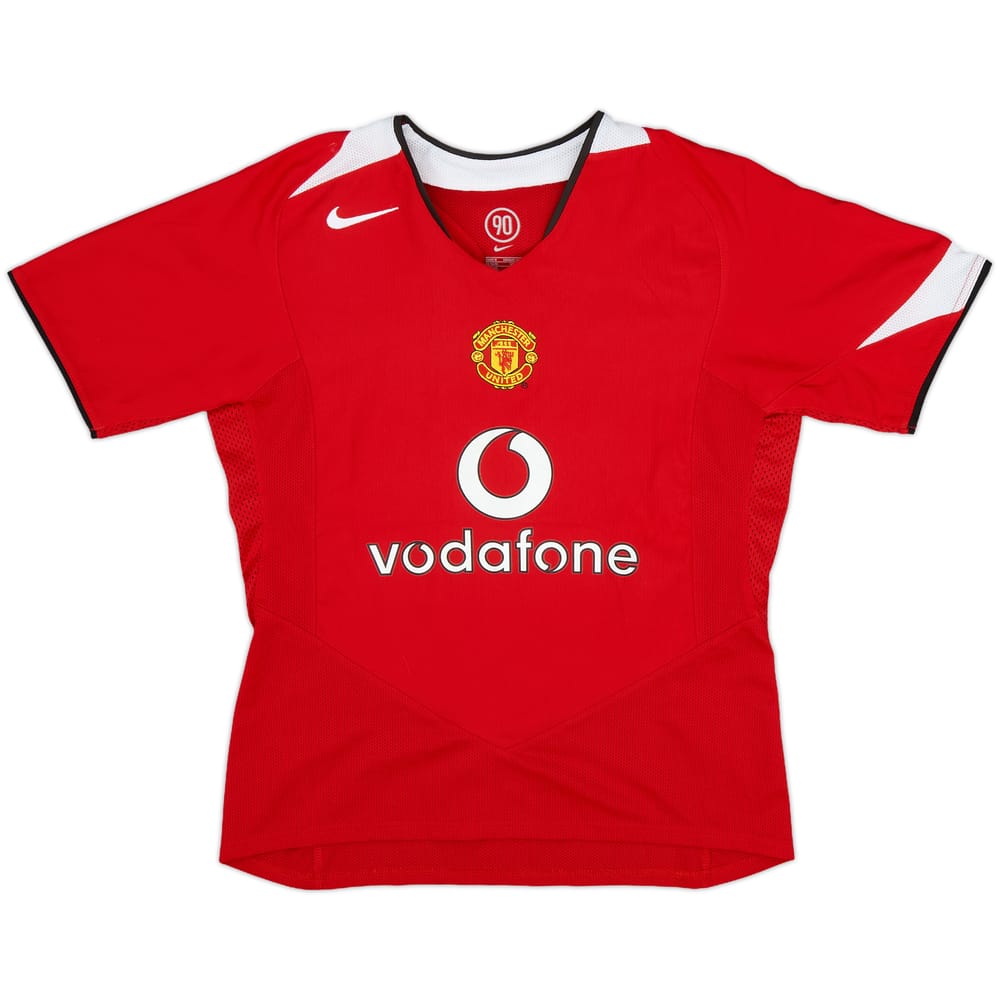 2004-06 Manchester United Home Shirt - 10/10 - (Women's S)