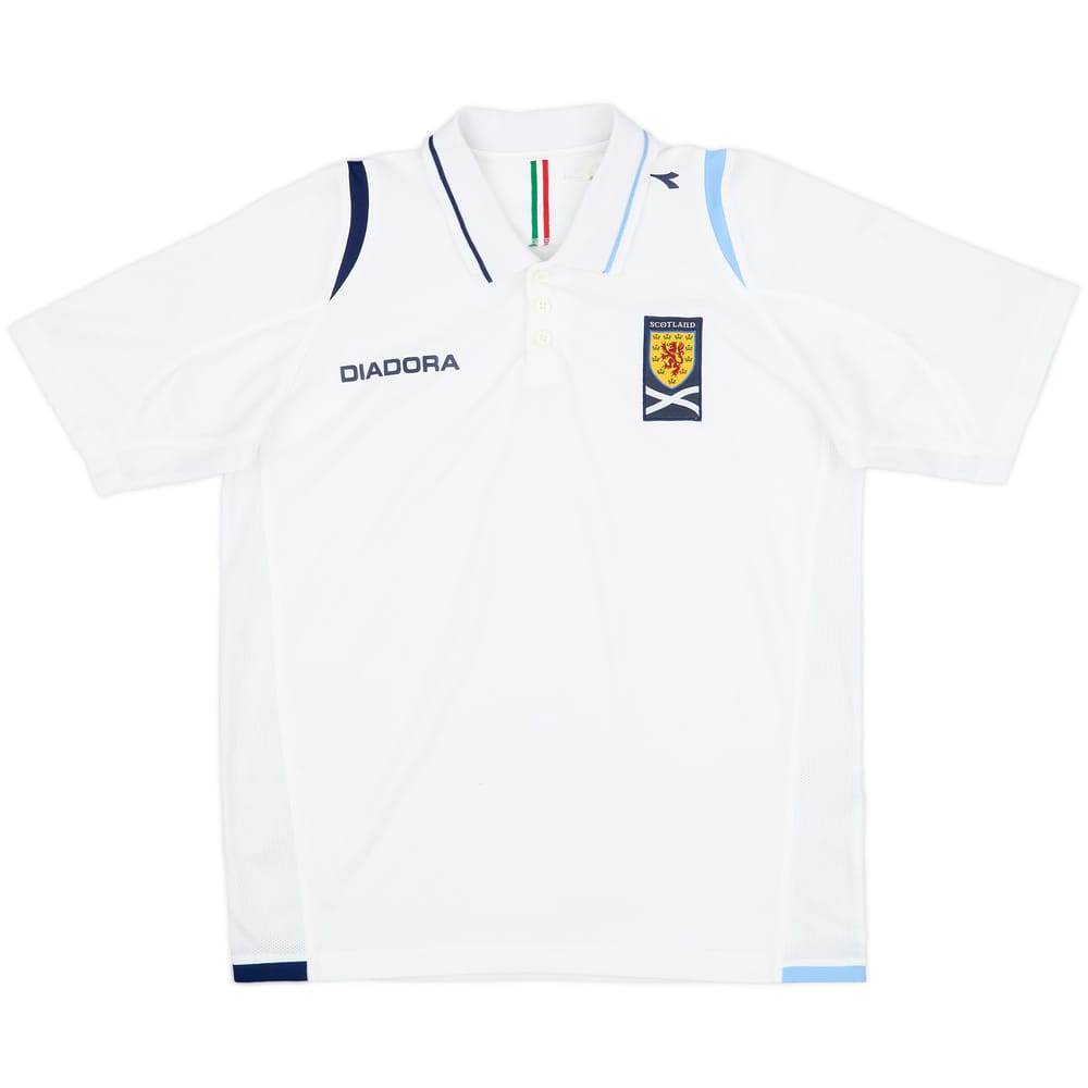 2007-08 Scotland Diadora Polo Shirt - 7/10 - (S)