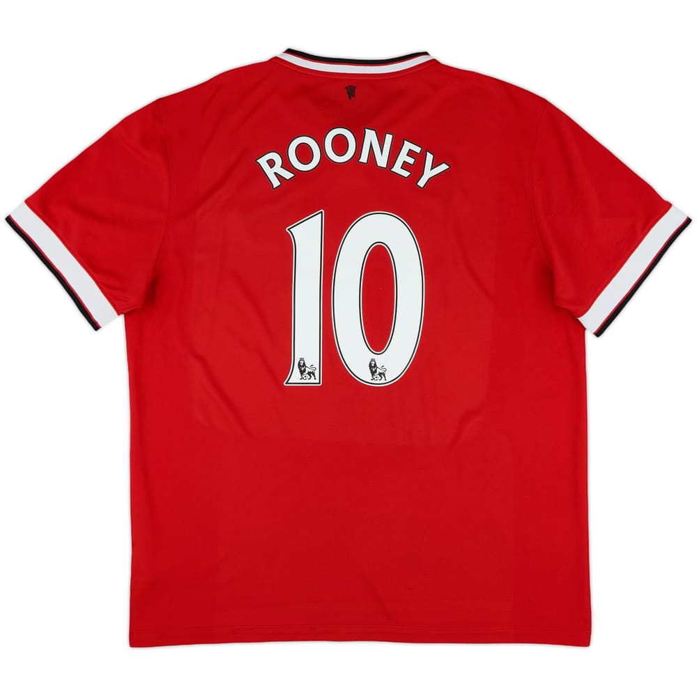 2014-15 Manchester United Home Shirt Rooney #10 - 6/10 - (XL)