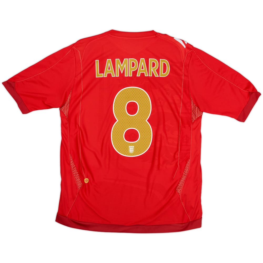 2006-08 England Away Shirt Lampard #8 - 6/10 - (L)