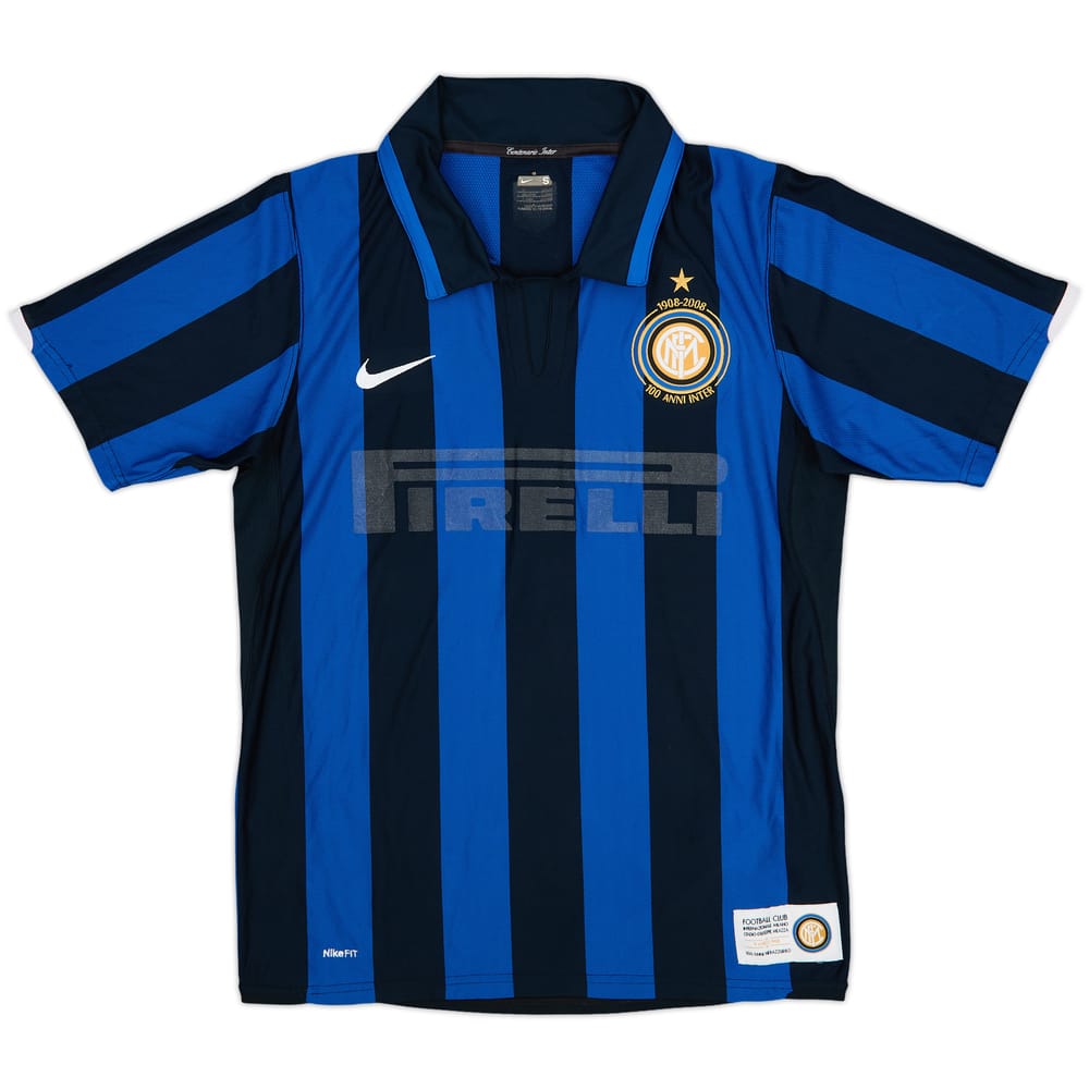 2007-08 Inter Milan Centenary Home Shirt - 3/10 - (S)