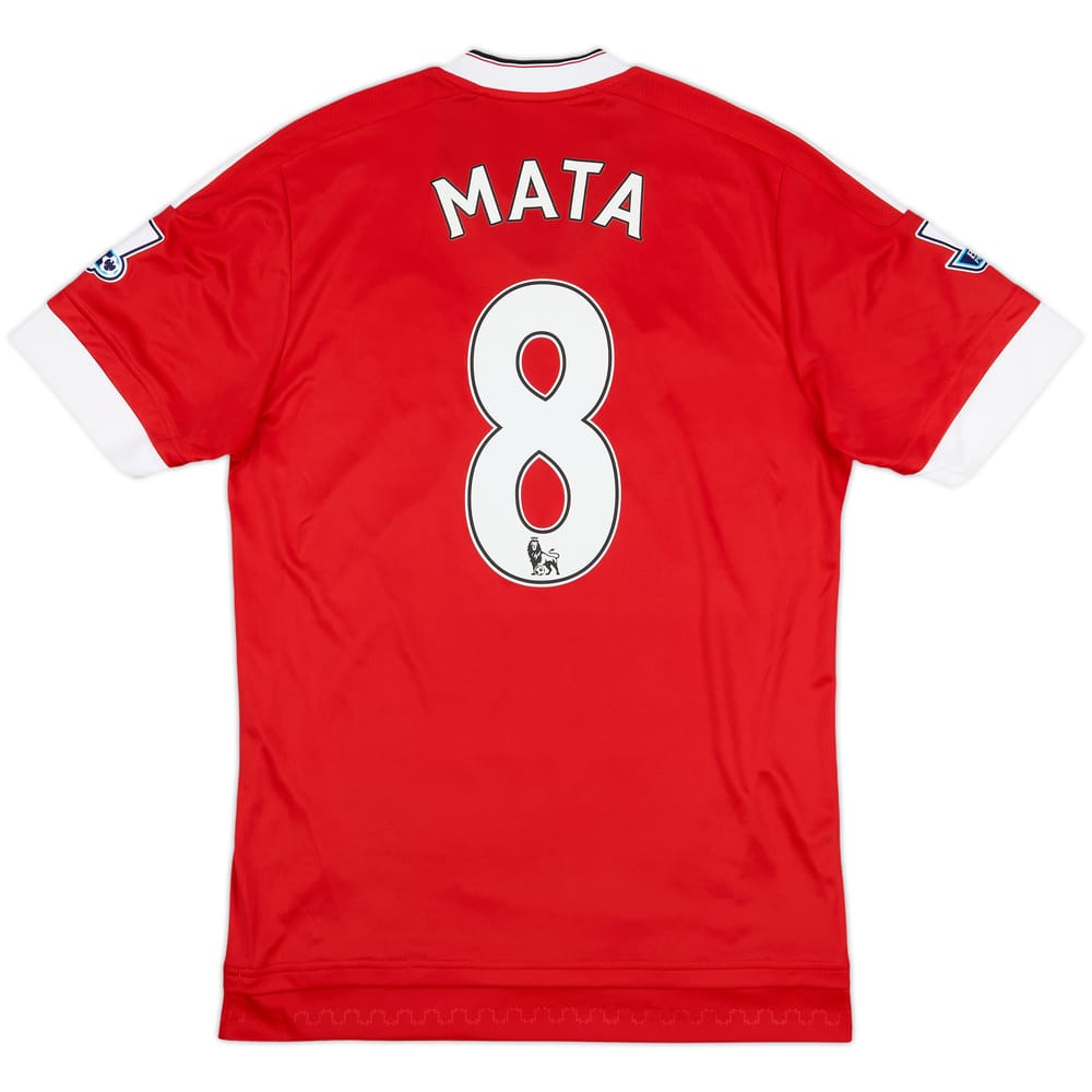 2015-16 Manchester United Home Shirt Mata #8 - 9/10 - (S)