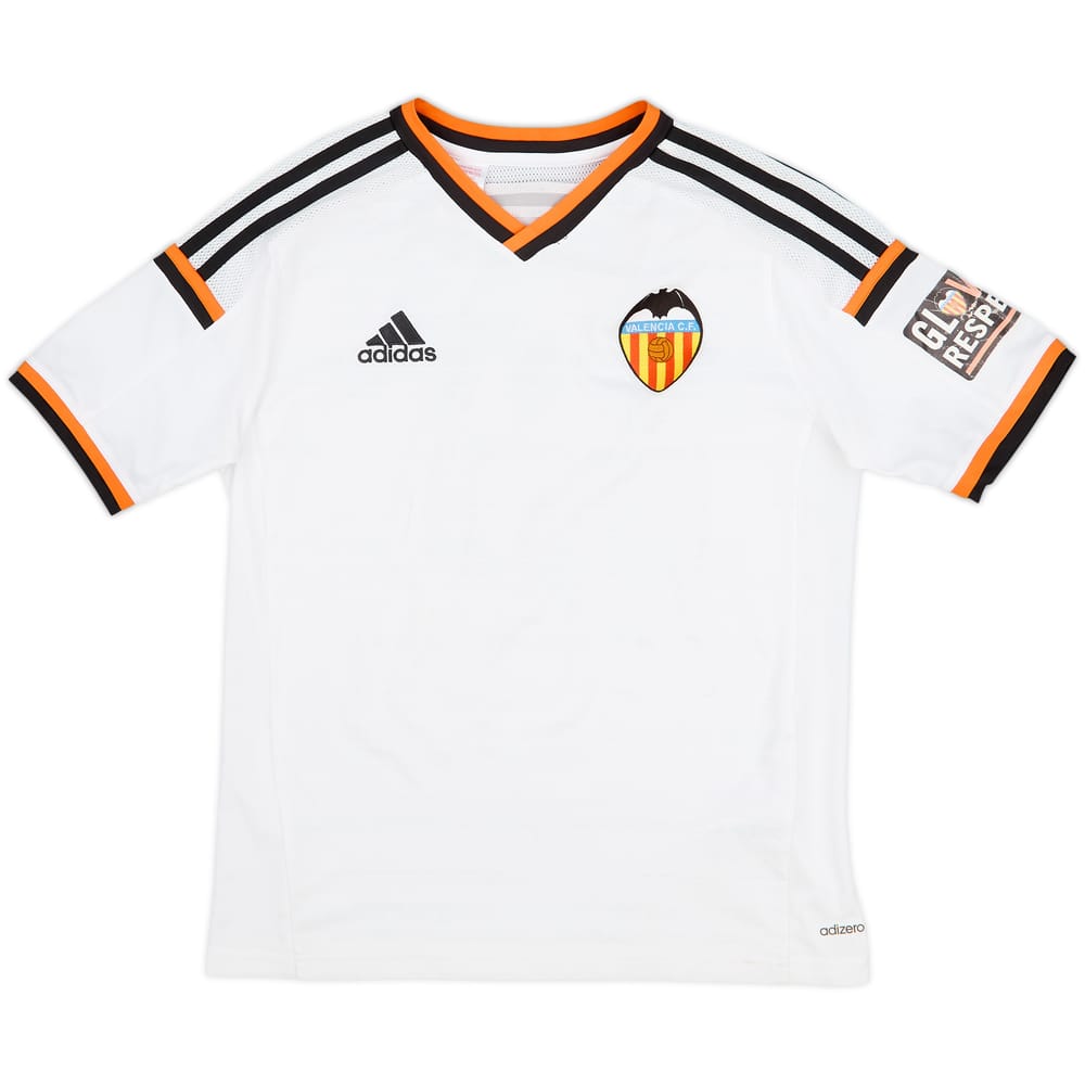 2014-15 Valencia Home Shirt #15 - 9/10 - (XL.Boys)
