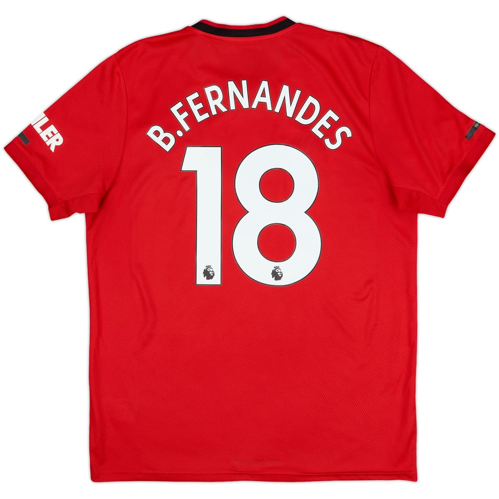 2019-20 Manchester United Home Shirt B.Fernandes #18 - 6/10 - (L)