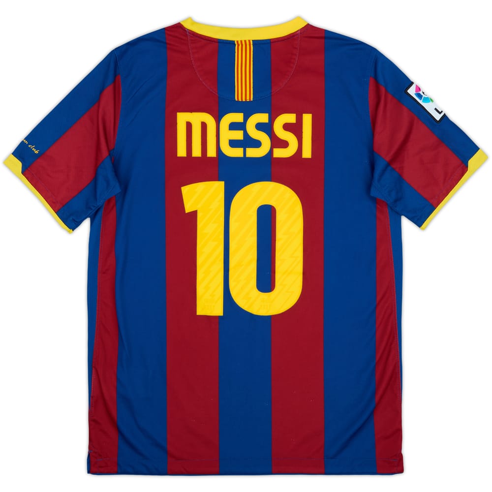 2010-11 Barcelona Home Shirt Messi #10 - 8/10 - (XL.Boys)