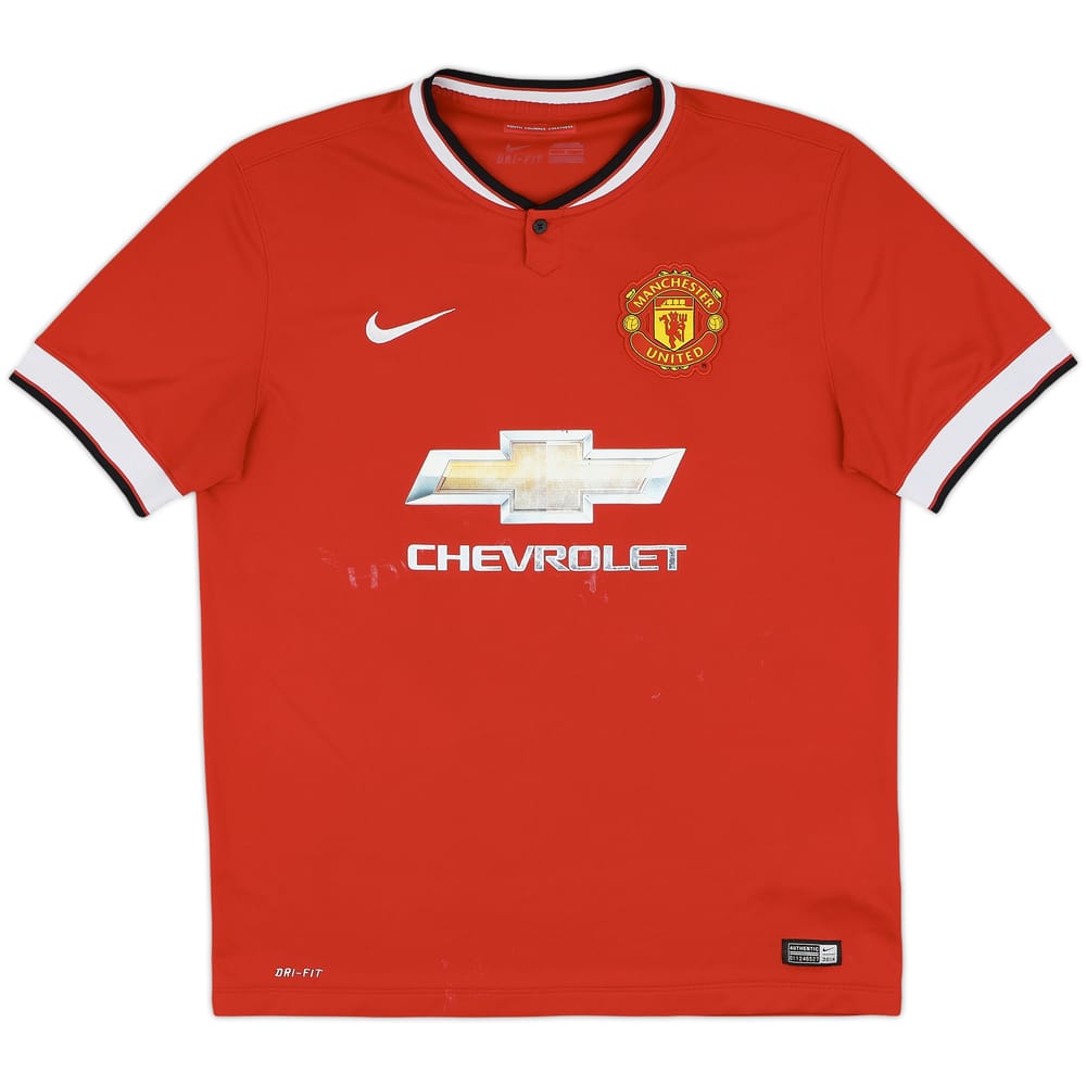 2014-15 Manchester United Home Shirt - 4/10 - (L)