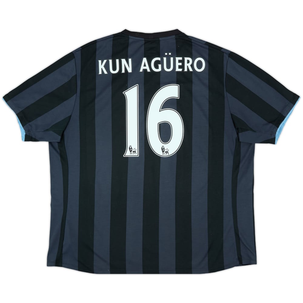 2012-13 Manchester City Third Shirt Kun Aguero #16 - 6/10 - (XXL)