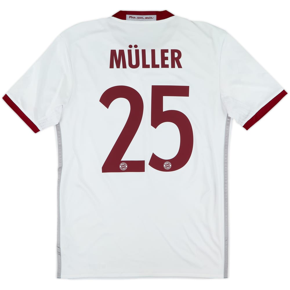 2016-17 Bayern Munich Third Shirt Muller #25 - 7/10 - (S)
