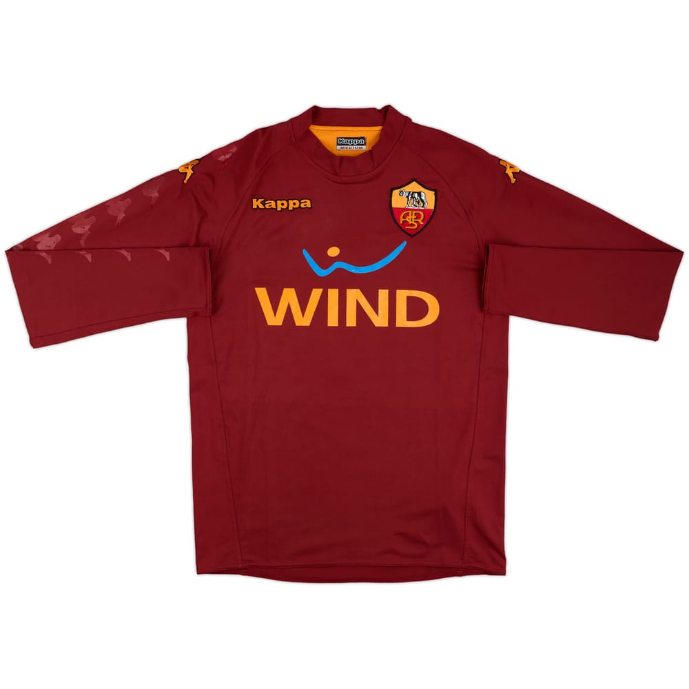 2007-08 Roma Training L/S Shirt - 8/10 - (M)