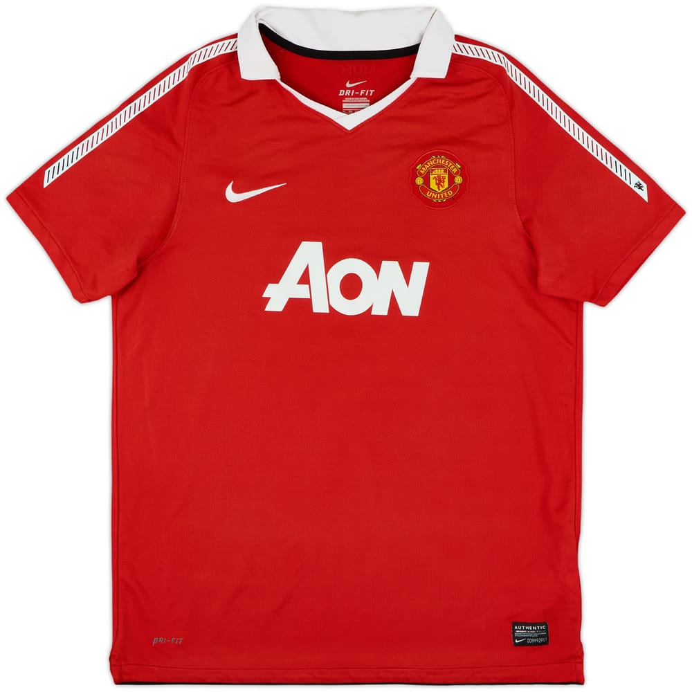 2010-11 Manchester United Home Shirt - 9/10 - (XL.Boys)