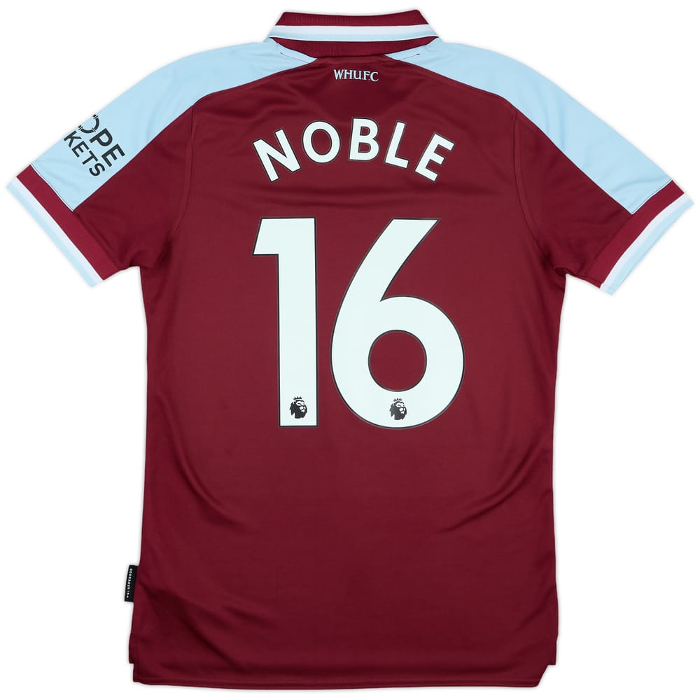 2021-22 West Ham Home Shirt Noble #16 - 9/10 - (S)