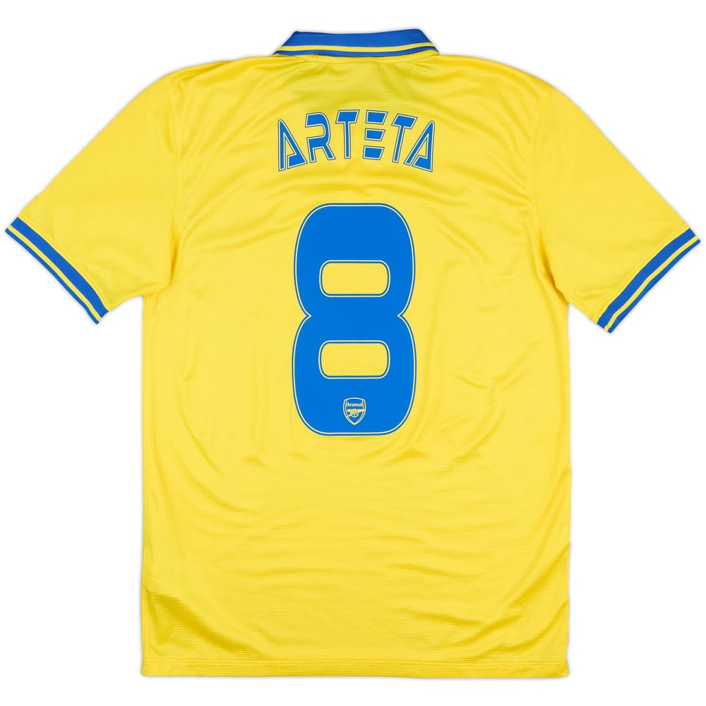 2013-14 Arsenal Away Shirt Arteta #8 - 7/10 - (M)