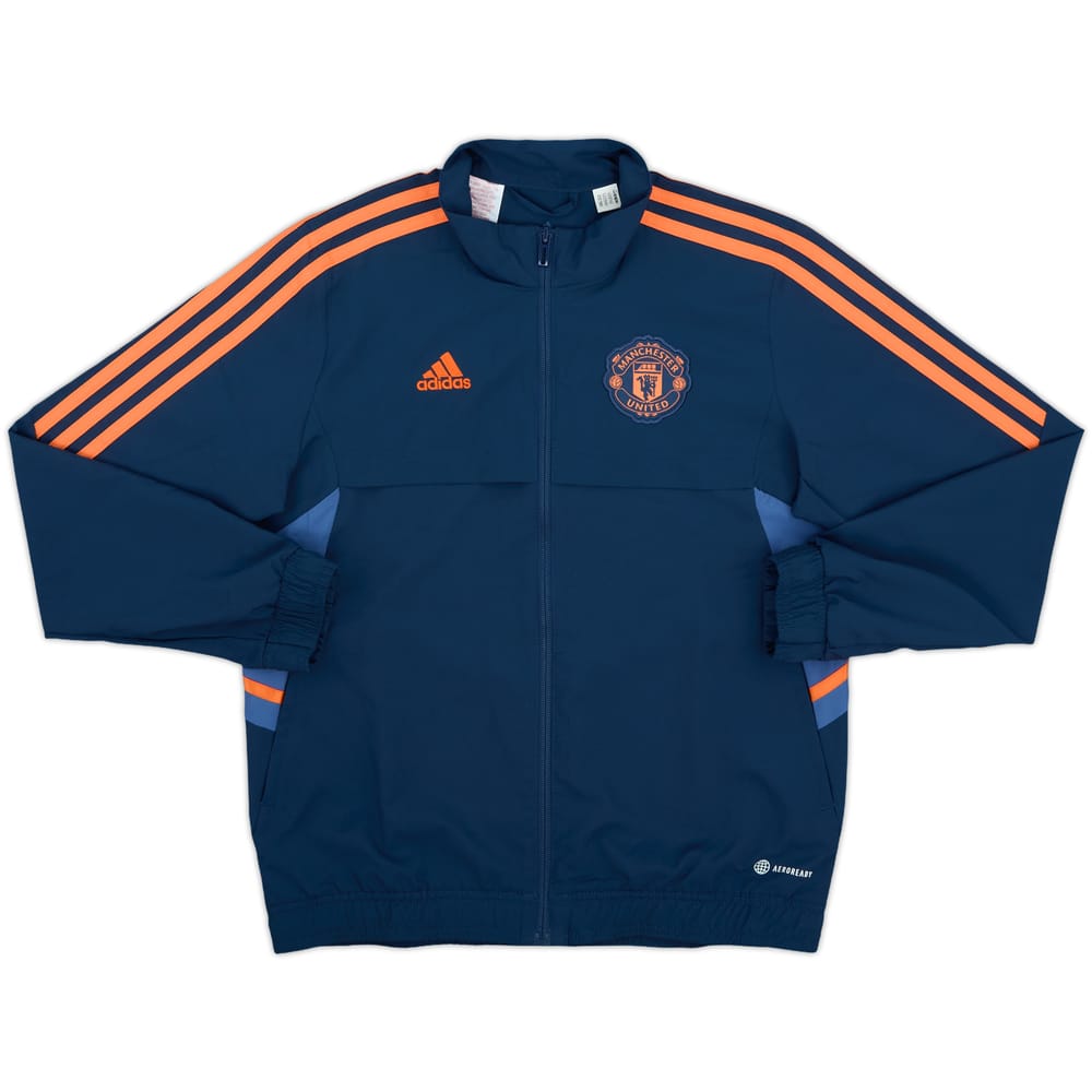 2022-23 Manchester United adidas Track Jacket - 10/10 - (M.Boys)