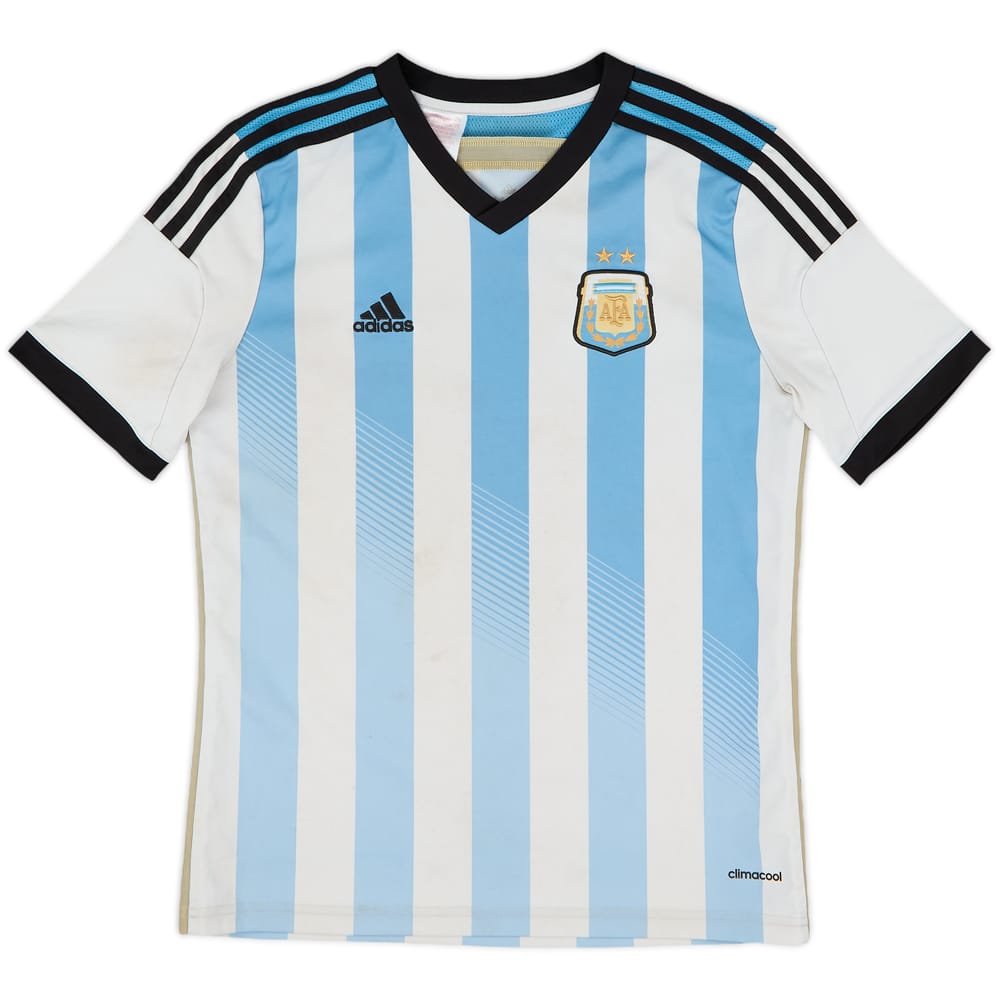 2013-15 Argentina Home Shirt - 5/10 - (L.Boys)