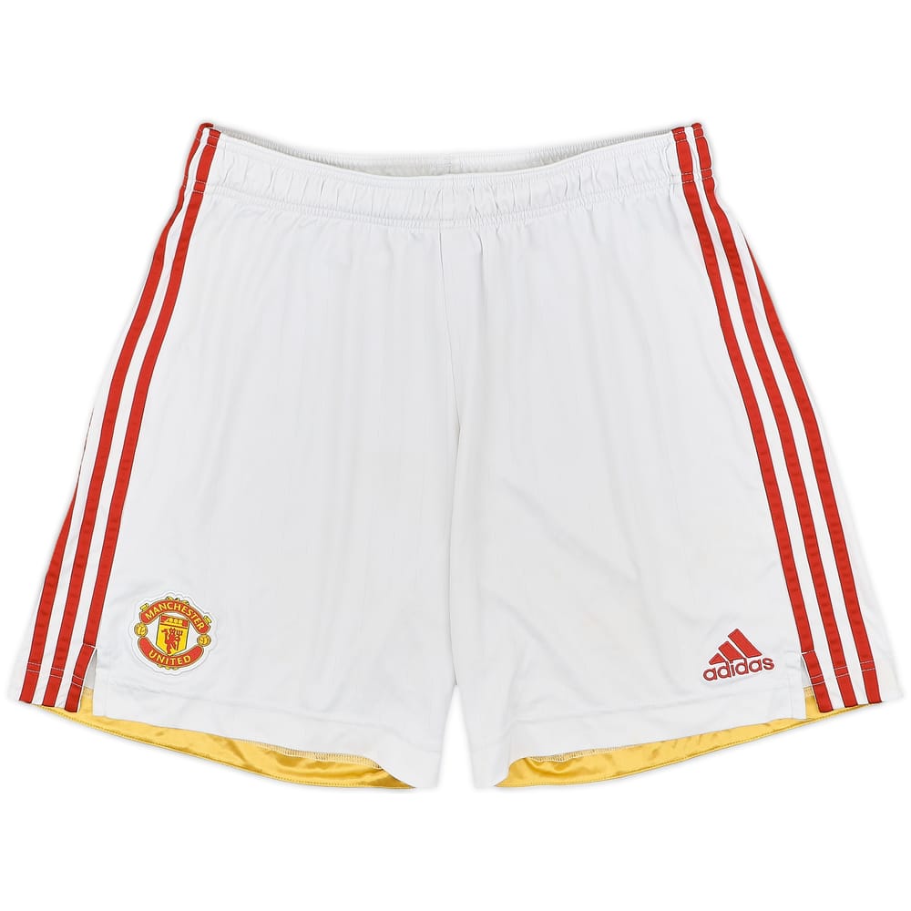 2021-22 Manchester United Home Shorts - 7/10 - (XL)