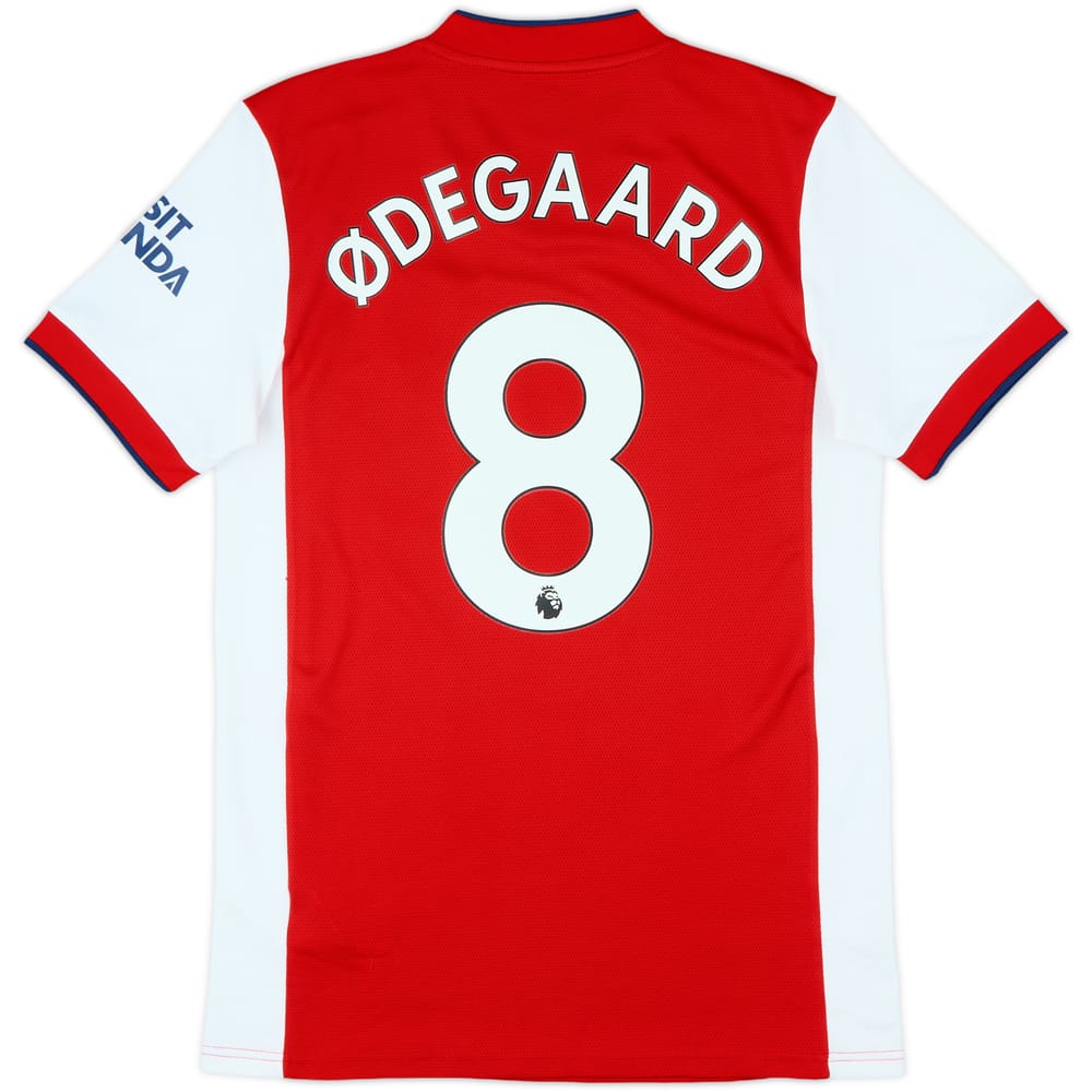2021-22 Arsenal Home Shirt Odegaard #8 - 8/10 - (S)