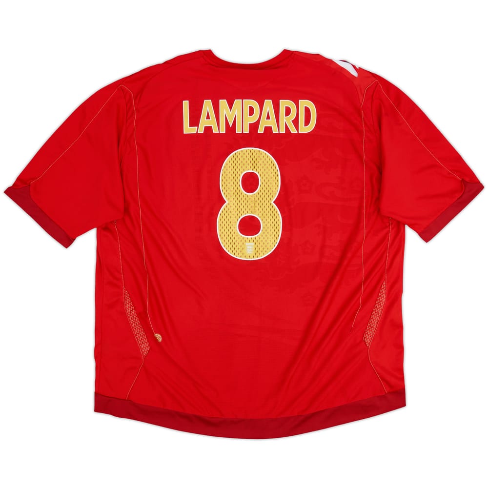 2006-08 England Away Shirt Lampard #8 - 8/10 - (3XL)