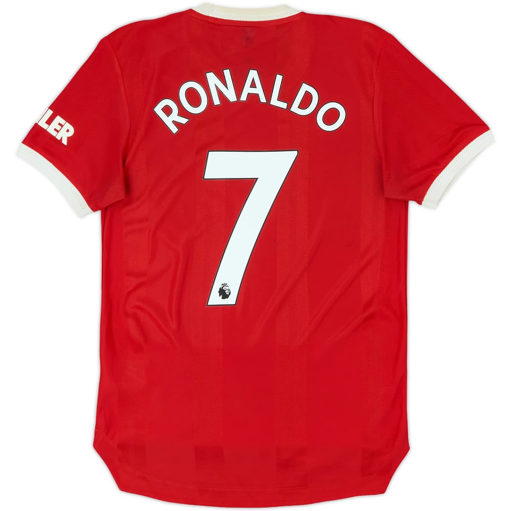 2021-22 Manchester United Authentic Home Shirt Ronaldo #7 - 6/10 - (S)