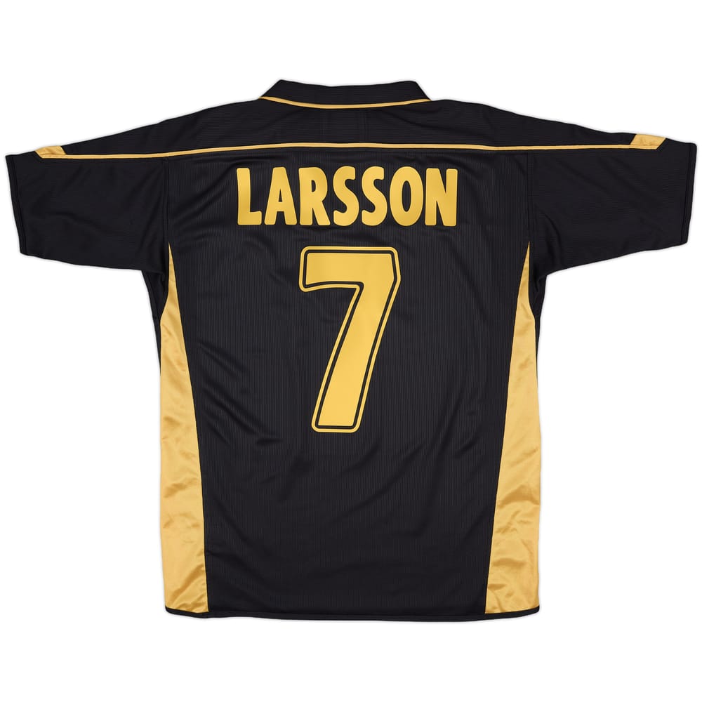 2003-04 Celtic Away Shirt Larsson #7 - 8/10 - (M)