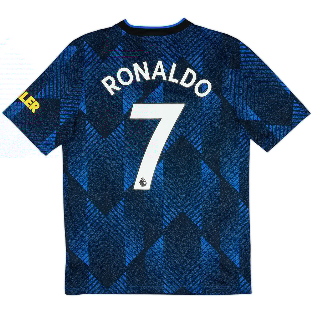 2021-22 Manchester United Third Shirt Ronaldo #7 - 9/10 - (XL.Boys)