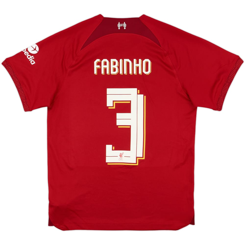 2022-23 Liverpool Home Shirt Fabinho #3 - 8/10 - (M)