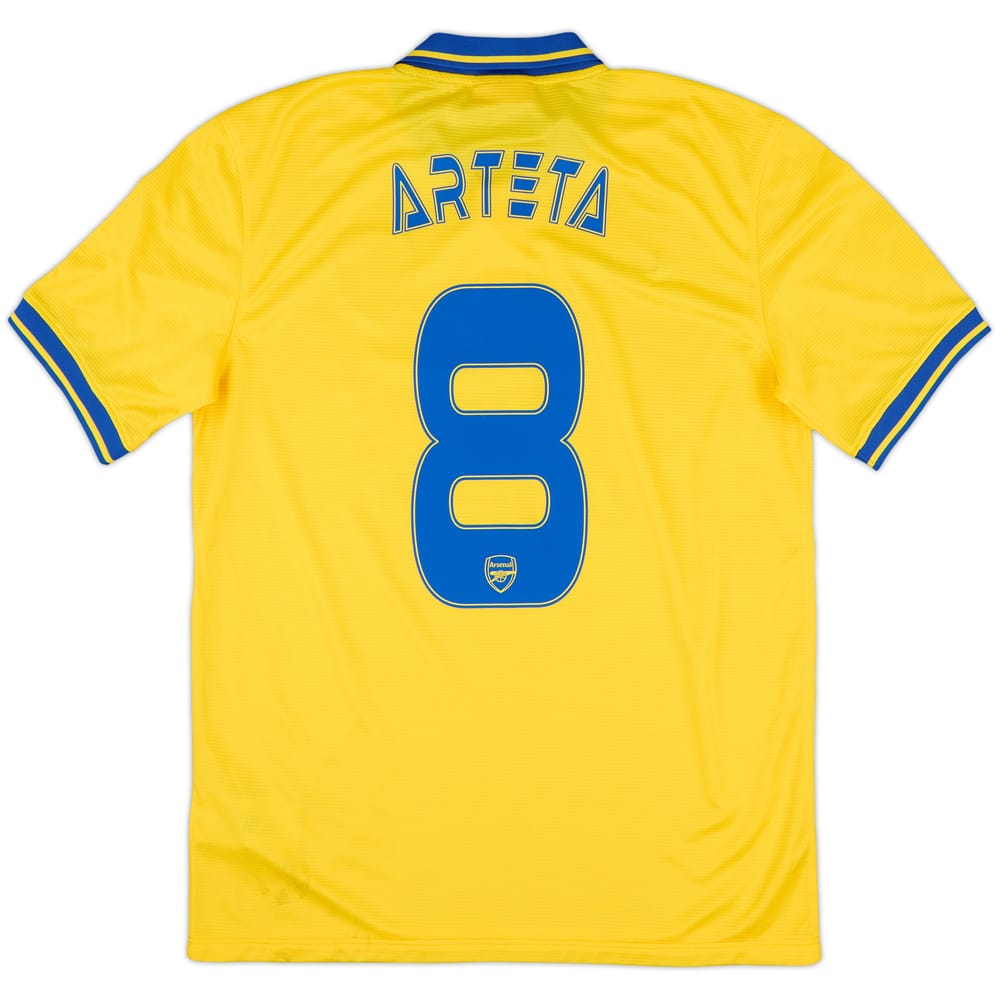 2013-14 Arsenal Away Shirt Arteta #8 - 8/10 - (M)