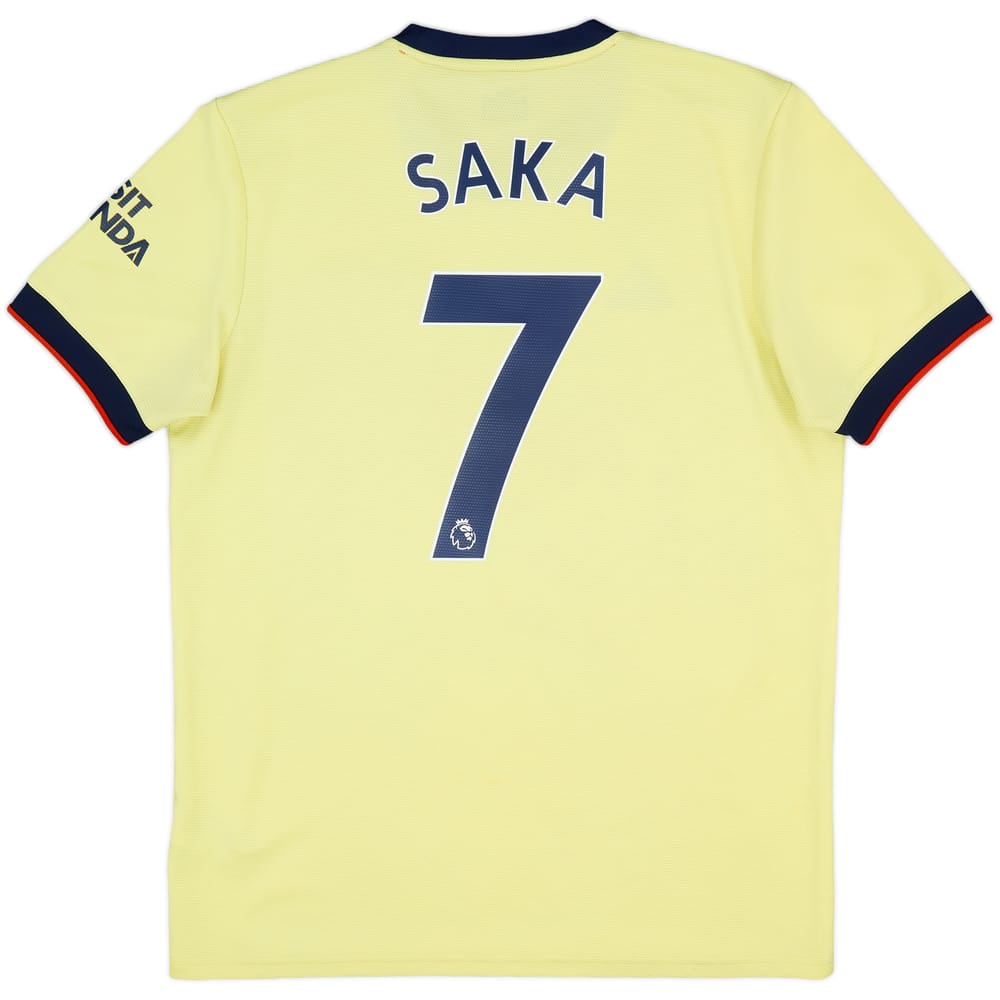 2021-22 Arsenal Away Shirt Saka #7 - 7/10 - (L)
